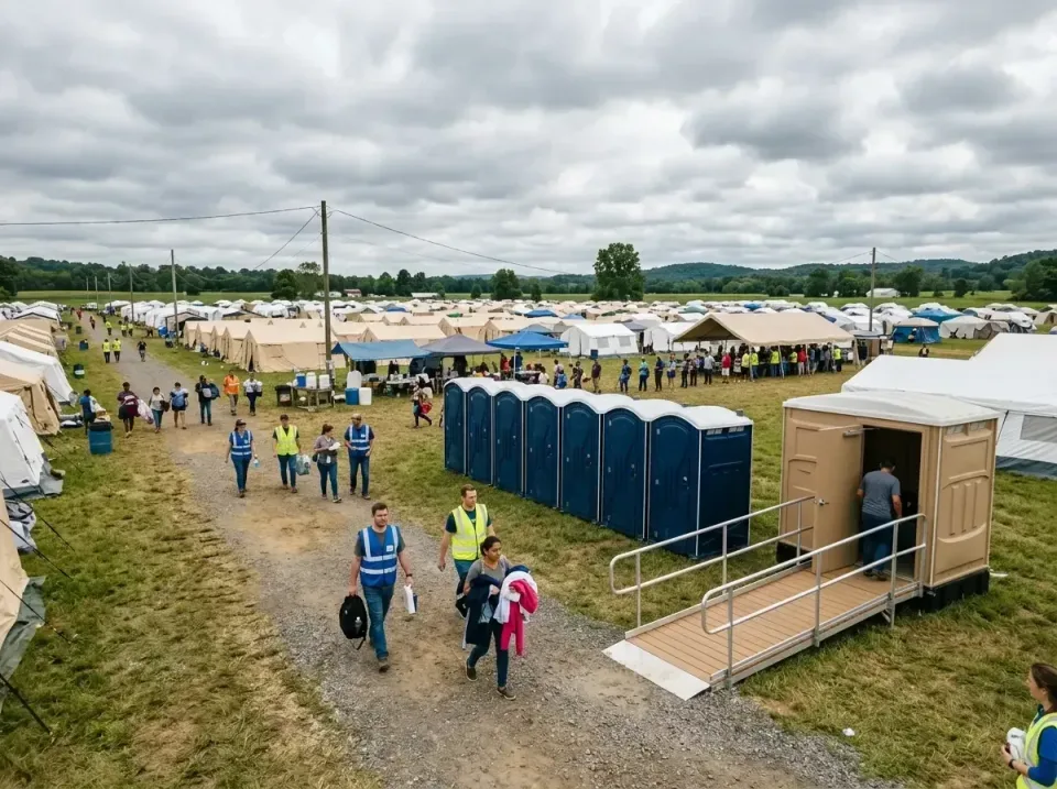 disaster-relief-camp-restrooms-010 — frequently asked questions, Dumpster & Portable Bathrooms Rental in Sellersburg, IN